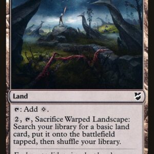 Commander 2018 - 291 - Warped Landscape - Common - C - Non-foil (Front)