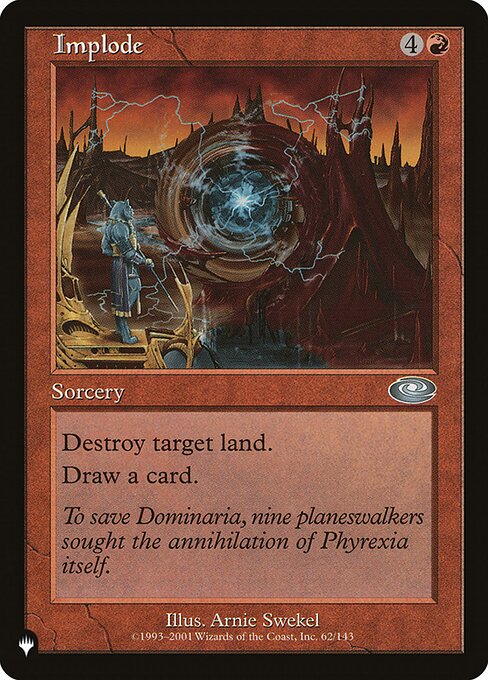The List - PLS-62 - Implode - Uncommon - R - Non-foil (Front)