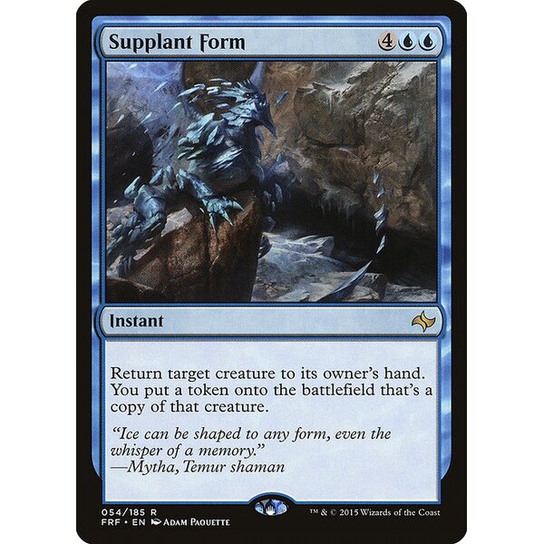 Fate Reforged - 54 - Supplant Form - Rare - U - Foil (Front)