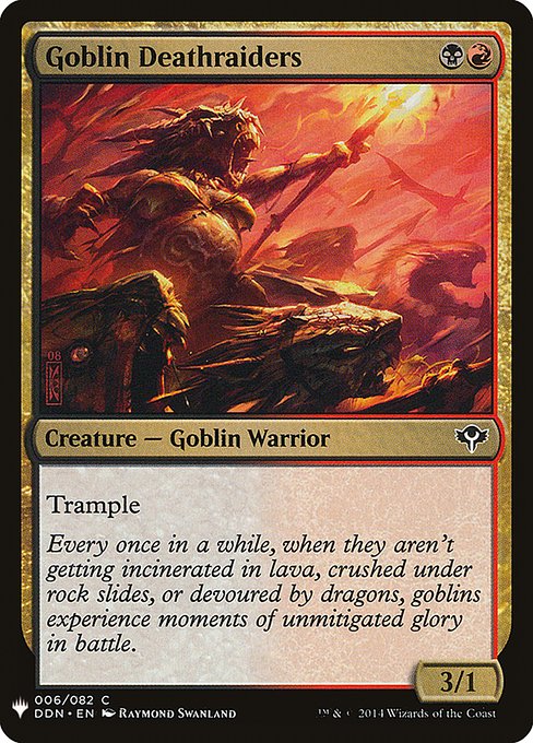 The List - DDN-6 - Goblin Deathraiders - Common - BR - Non-foil (Front)
