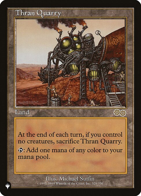 The List - USG-329 - Thran Quarry - Rare - C - Non-foil (Front)