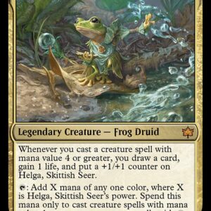 Bloomburrow - 217 - Helga, Skittish Seer - Mythic - Multi - Non-foil (Front)