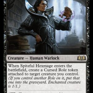 Wilds of Eldraine - 108 - Spiteful Hexmage - Rare - B - Foil (Front)