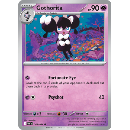 White Flare - 042/086 - Gothorita - Reverse Holo