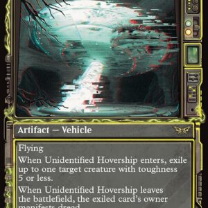 Duskmourn: House of Horror - 305 - Unidentified Hovership - Rare - W - Non-foil (Front)