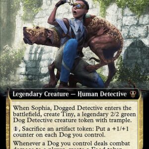 Murders at Karlov Manor Commander - 319 - Sophia, Dogged Detective - Mythic - Multi - Foil (Front)