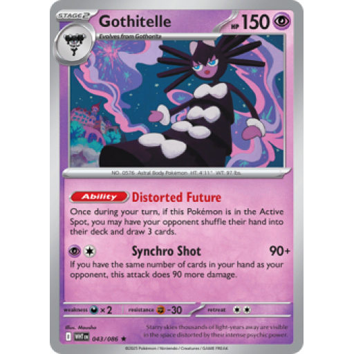 White Flare - 043/086 - Gothitelle - Holo