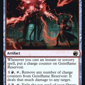 Innistrad: Midnight Hunt Promos - 142s - Geistflame Reservoir - Rare - R - Foil - Datestamped Promo (Front)