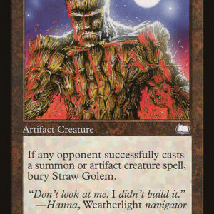 Weatherlight - 158 - Straw Golem - Uncommon - C - Non-foil (Front)