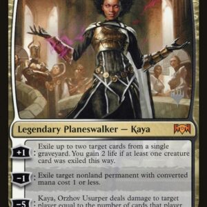 Ravnica Allegiance Promos - 186p - Kaya, Orzhov Usurper - Mythic - WB - Foil - Promo (Front)