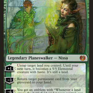 San Diego Comic-Con 2018 - 163 - Nissa, Vital Force - Mythic - G - Foil - Promo (Front)
