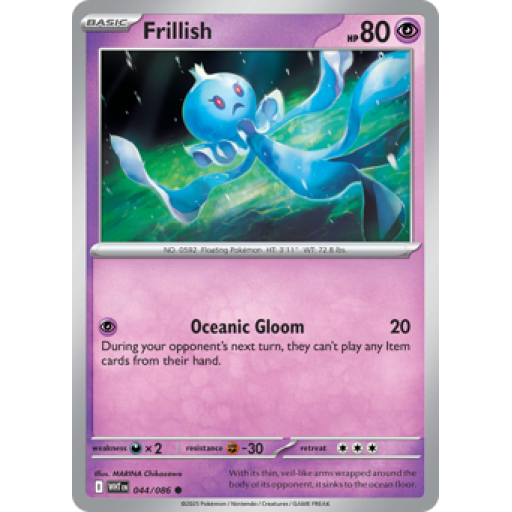 White Flare - 044/086 - Frillish - Reverse Holo