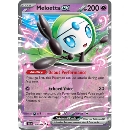 Black Bolt - 044/086 - Meloetta ex - Holo