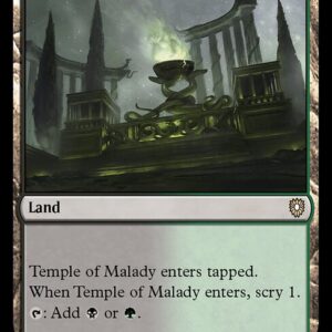 Bloomburrow Commander - 341 - Temple of Malady - Rare - C - Non-foil (Front)