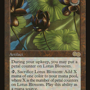 Urza's Saga - 300 - Lotus Blossom - Rare - C - Non-foil (Front)
