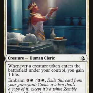 The List - AKH-3 - Anointer Priest - Common - W - Non-foil (Front)