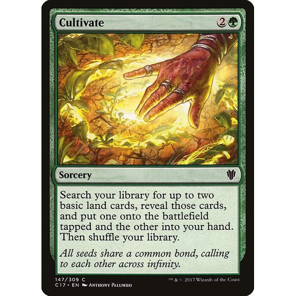 Commander 2017 - 147 - Cultivate - Common - G - Non-foil (Front)