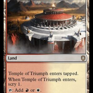 Bloomburrow Commander - 344 - Temple of Triumph - Rare - C - Non-foil (Front)