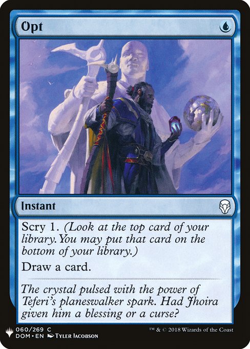 The List - DOM-60 - Opt - Common - U - Non-foil (Front)