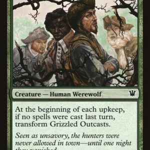 Innistrad - 185 - Grizzled Outcasts // Krallenhorde Wantons - Common - C - Foil (Front)