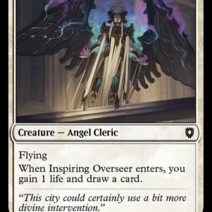Bloomburrow Commander - 141 - Inspiring Overseer - Common - W - Non-foil (Front)