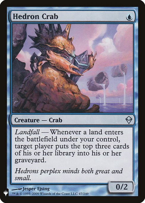 The List - ZEN-47 - Hedron Crab - Uncommon - U - Non-foil (Front)