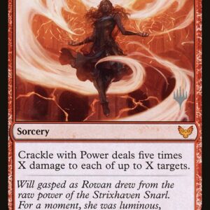 Strixhaven: School of Mages Promos - 95p - Crackle with Power - Mythic - R - Non-foil - Promo (Front)