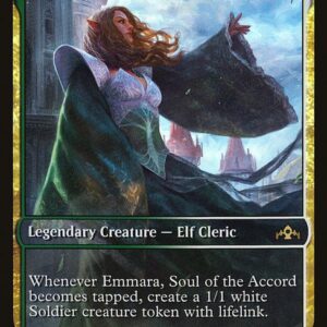 Guilds of Ravnica Promos - 168 - Emmara, Soul of the Accord - Rare - WG - Foil - Promo (Front)