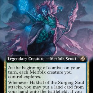 The Lost Caverns of Ixalan Commander - 29 - Hakbal of the Surging Soul - Mythic - UG - Non-foil - Promo (Front)