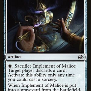 The List - AER-159 - Implement of Malice - Common - C - Non-foil (Front)