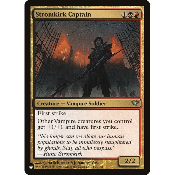 The List - DKA-143 - Stromkirk Captain - Uncommon - BR - Non-foil (Front)