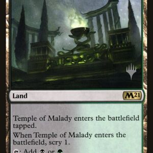Core Set 2021 Promos - 253p - Temple of Malady - Rare - C - Non-foil - Promo (Front)