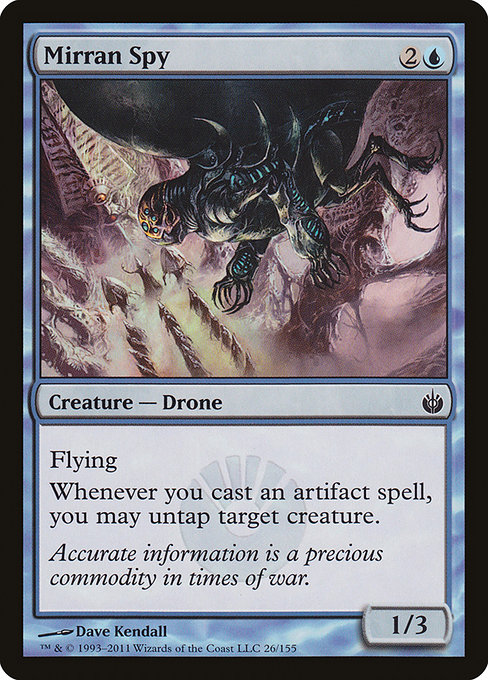 Mirrodin Besieged - 26 - Mirran Spy - Common - U - Non-foil (Front)
