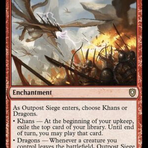 Bloomburrow Commander - 199 - Outpost Siege - Rare - R - Non-foil (Front)
