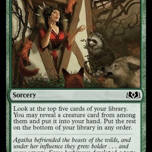 Wilds of Eldraine - 166 - Commune with Nature - Common - G - Non-foil (Front)