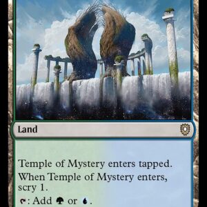 Bloomburrow Commander - 342 - Temple of Mystery - Rare - C - Non-foil (Front)
