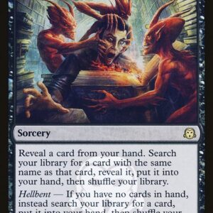 Judge Gift Cards 2020 - 5 - Infernal Tutor - Rare - B - Foil - Promo (Front)