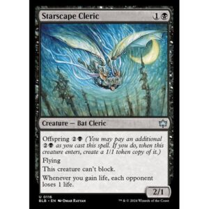 Bloomburrow - 116 - Starscape Cleric - Uncommon - B - Non-foil (Front)