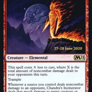 Core Set 2021 Promos - 136s - Chandra's Incinerator - Rare - R - Foil - Datestamped Promo (Front)