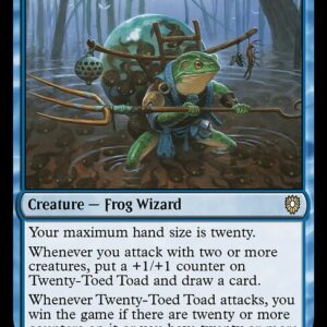 Bloomburrow Commander - 16 - Twenty-Toed Toad - Rare - U - Non-foil (Front)