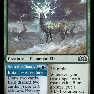 Wilds of Eldraine - 238 - Tempest Hart // Scan the Clouds - Uncommon - G - Non-foil (Front)