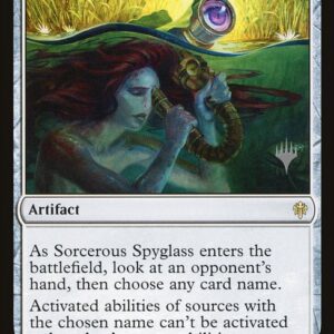 Throne of Eldraine Promos - 233p - Sorcerous Spyglass - Rare - C - Foil - Promo (Front)