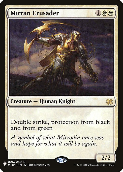 The List - MM2-25 - Mirran Crusader - Rare - W - Non-foil (Front)