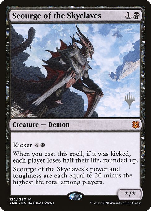 Zendikar Rising Promos - 122p - Scourge of the Skyclaves - Mythic - B - Non-foil - Promo (Front)