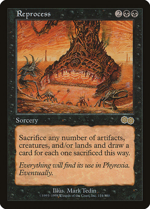 Urza's Saga - 154 - Reprocess - Rare - B - Non-foil (Front)