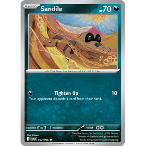 Black Bolt - 057/086 - Sandile - Reverse Holo