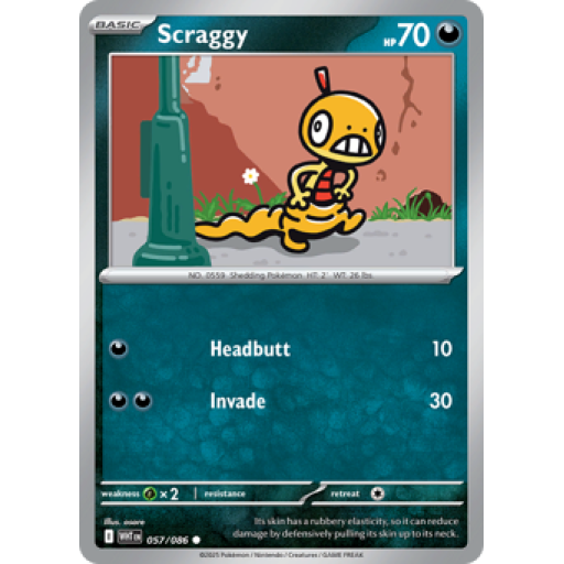 White Flare - 057/086 - Scraggy - Normal