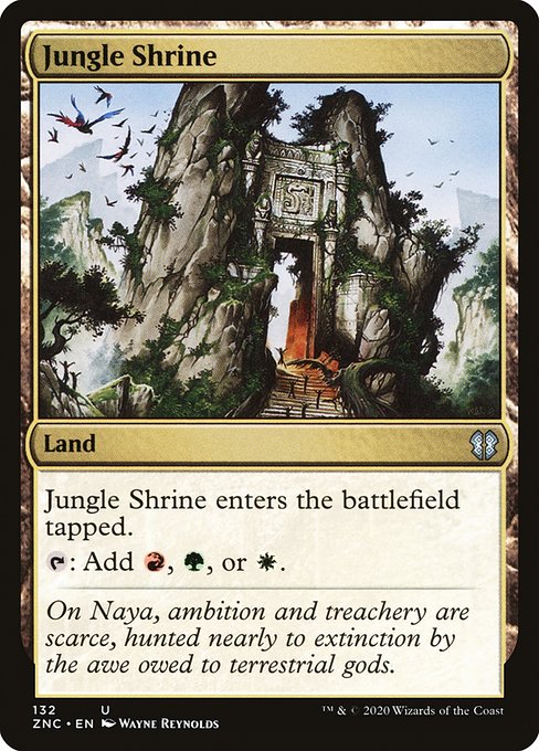 Zendikar Rising Commander - 132 - Jungle Shrine - Uncommon - C - Non-foil (Front)