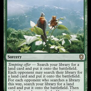 Bloomburrow Commander - 124 - Tempt with Discovery - Rare - G - Non-foil (Front)