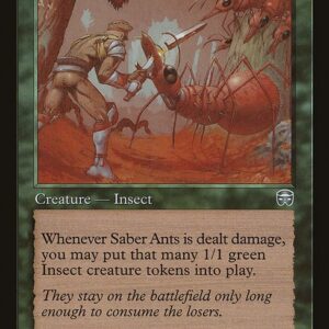 The List - MMQ-267 - Saber Ants - Uncommon - G - Non-foil (Front)
